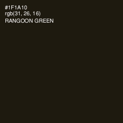 #1F1A10 - Rangoon Green Color Image